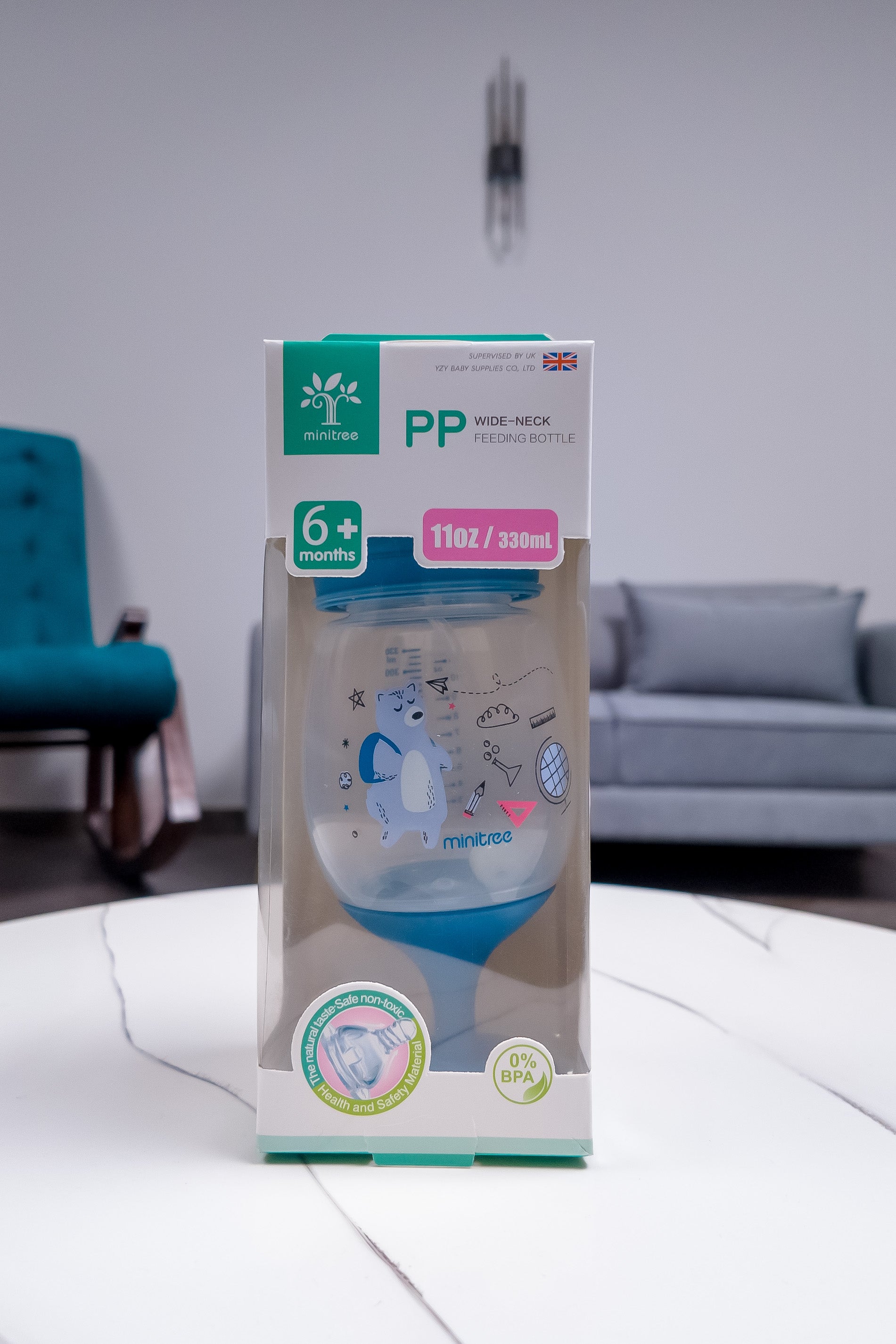 Minitree PP Wide-Neck Baby Feeding Bottle